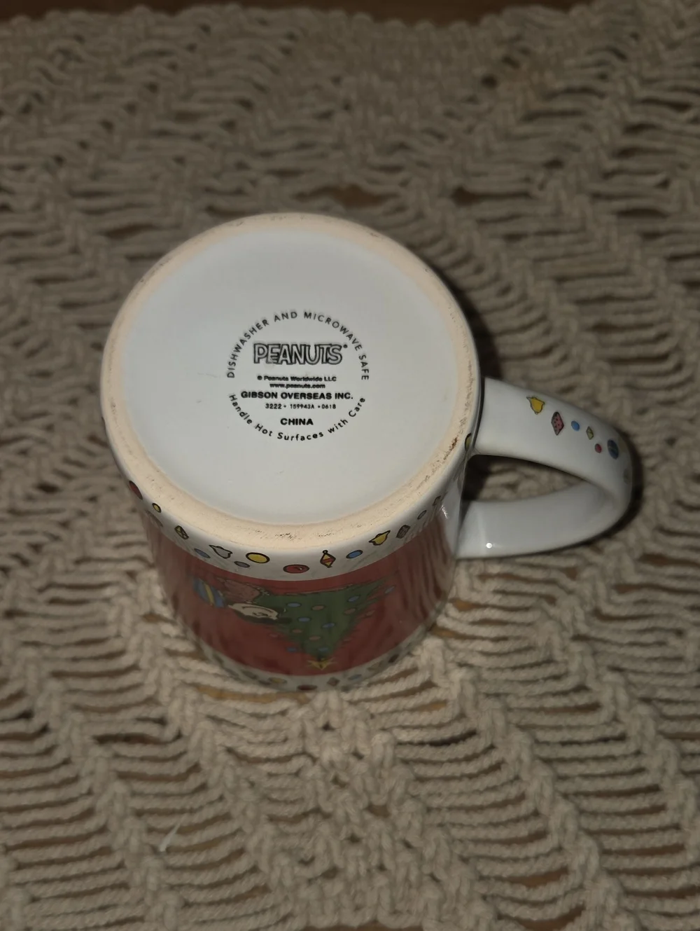 Peanuts Snoopy And Lucy Christmas Tree Mug